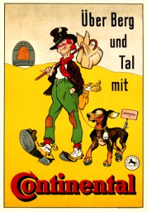 KRATZ, H.  Über Berg und Tal mit Continental, c. 1920.