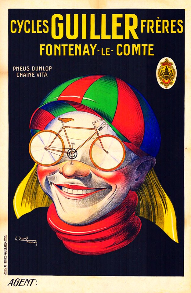 COURCHINOUX, E.  Cycles Guiller Frères, c. 1920s.