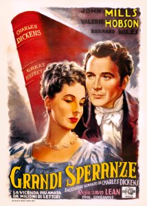 BALLESTER, Anselmo (1897-1974). 🇮🇹 "Grandi Speranze" (Great Expectations), directed by David Lean, 1946.. Free illustration for personal and commercial use.