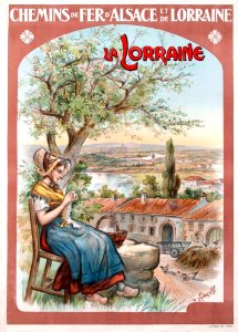 KAUFFMANN, P. La Lorraine, Chemins de Fer d'Alsace et de Lorraine.