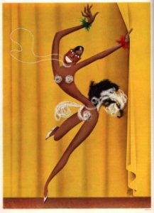COVARRUBIAS, Miguel.  Josephine Baker, Vanity Fair, Feb. 1936.
