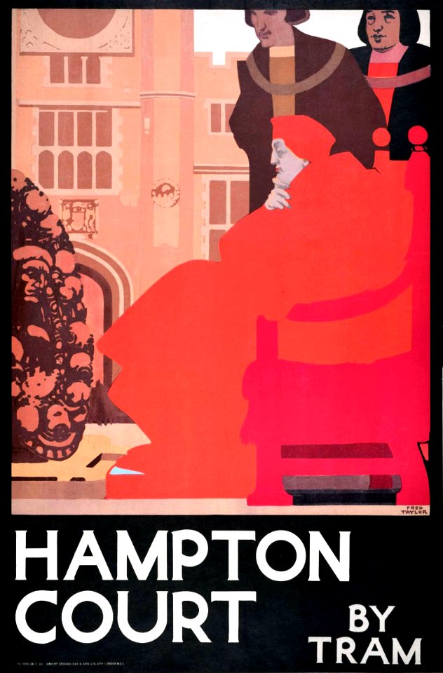 TAYLOR, Fred. Hampton Court by Tram, 1929