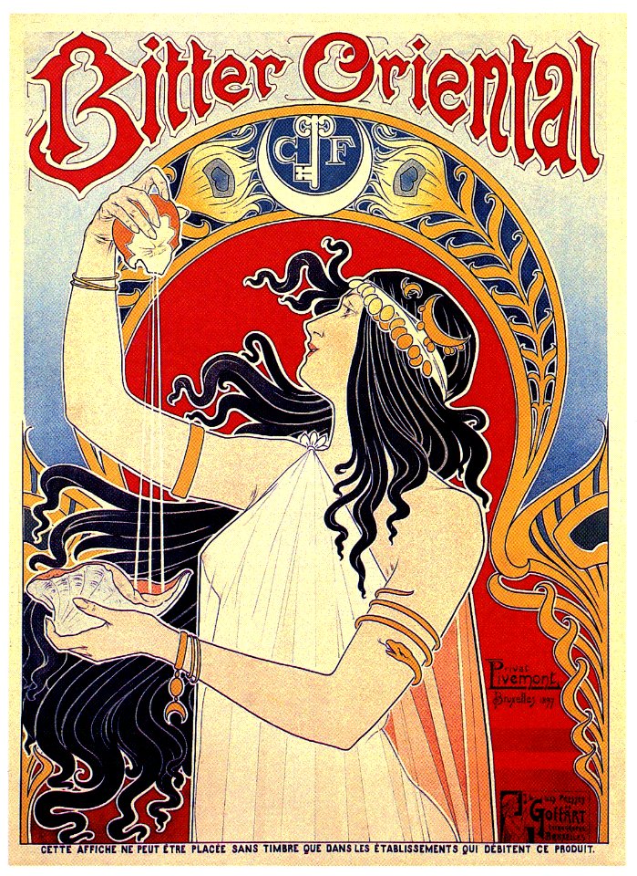 PRIVAT LIVEMONT, Henri.  Bitter-Oriental, 1897.