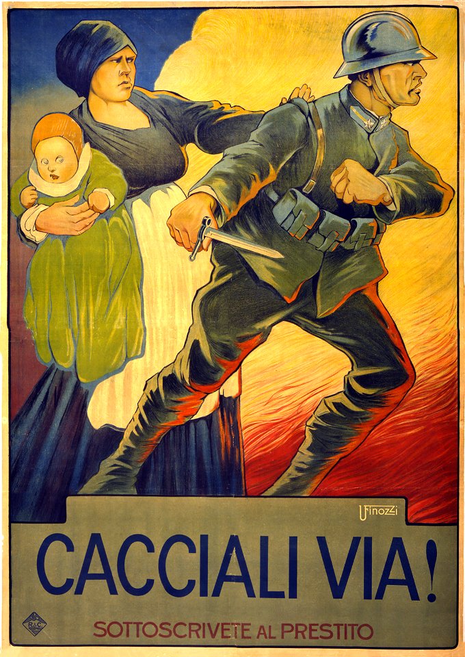 FINOZZI, Ugo. Cacciali Via!, 1914.