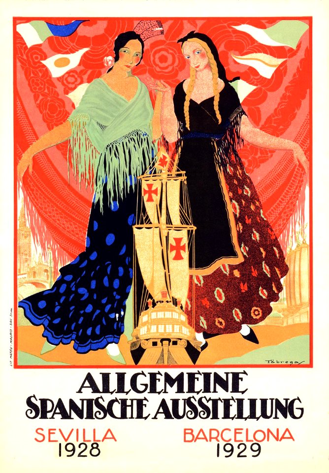FÁBREGAS PUJADAS, Francisco. 🇪🇸🇦🇷  Allgemeine Spanische Ausstellung, 1929.