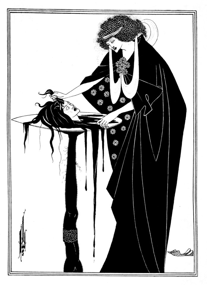 BEARDSLEY, Aubrey. A portfolio of Aubrey Beardsley's drawings illustrating Salomé by Oscar Wilde-12, 1907.