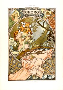 CAMPS i JUNYENT, Gaspar (1874-1942).  🇪🇸  1-January / Alegoría del mes de enero, 1901.