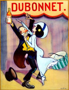 BALDO.  Ad for Dubonnet, 1910.