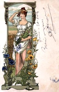 SONREL, Elisabeth.  [postcard]