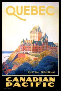 HOLLINGSWORTH, Will. Quebec, Château Frontenac, 1924.. Free illustration for personal and commercial use.