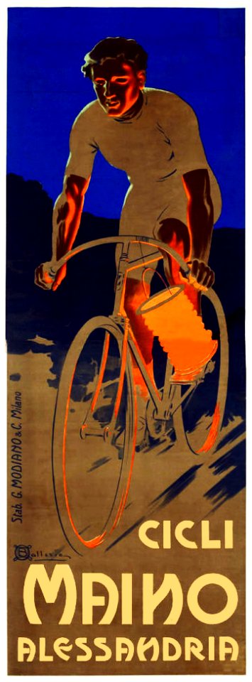 BALLERIO, Osvaldo.  Cicli Maino, Alessandria.