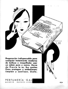 RIBAS MONTENEGRO, Federico.  Gal Fábrica de Perfumería, Heno de Pravia.