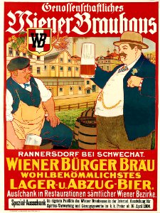 RANZENHOFER, Emil (1864-1930).  Wiener Brauhaus, c. 1904.