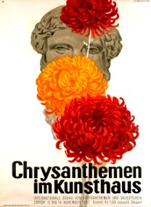 BAUMBERGER, Otto.  Chrysanthemen im Kunsthaus, 1937.