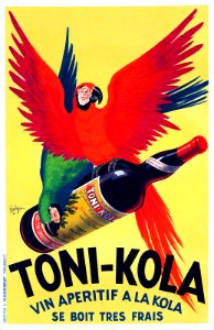 ROBYS (Robert WOLFF). Toni-Kola, Vin Apéritif a la Kola, 1935.