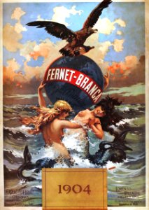 Fernet Branca [sirenas], 1904.