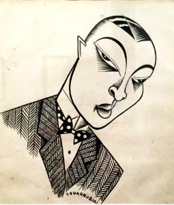 COVARRUBIAS, Miguel.  Rudolf Valentino.