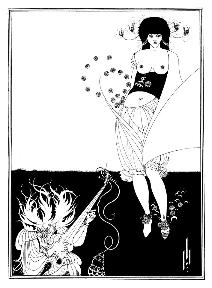 BEARDSLEY, Aubrey. A portfolio of Aubrey Beardsley's drawings illustrating Salomé by Oscar Wilde-9, 1907.