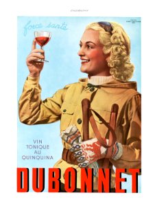 Dubonnet, Vin Tonique au Quinquina, L'Illustration magazine, 1938.