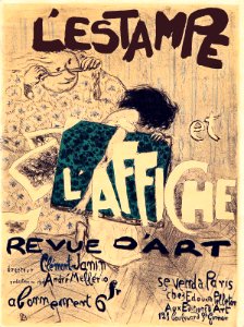 BONNARD, Pierre (1867-1947).  Advertising for L'Estampe et l'Affiche: Revue d'Art, 1897.