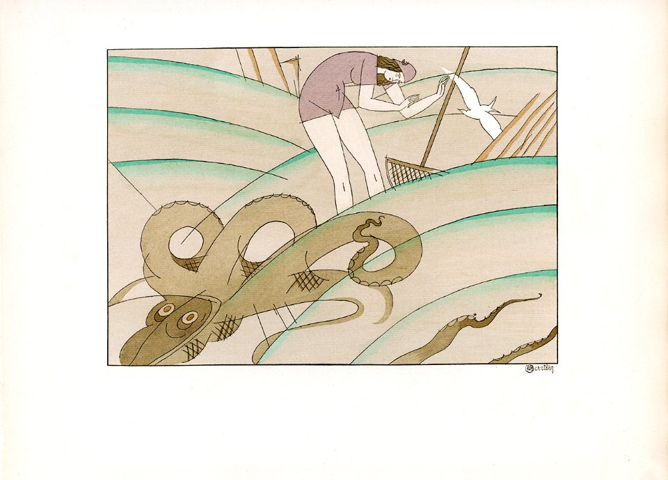 MARTIN, Charles. Le Pieuvre, Sports et Divertissements, 1914.
