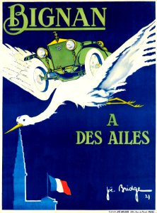 BRIDGE, Joë (Jean BARREZ). Bignan a des Ailes, 1921.