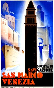 RICCOBALDI DEL BAVA, Giuseppe.  Società di Navigazione San Marco, Venezia, 1931.