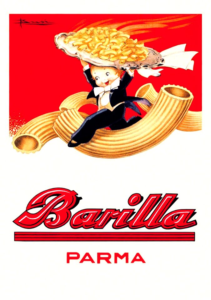BUSI, Adolfo.  Pasta Barilla, Parma.