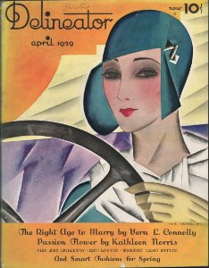 DRYDEN, Helen. 🇺🇸  Cover of Delineator magazine, April 1929.