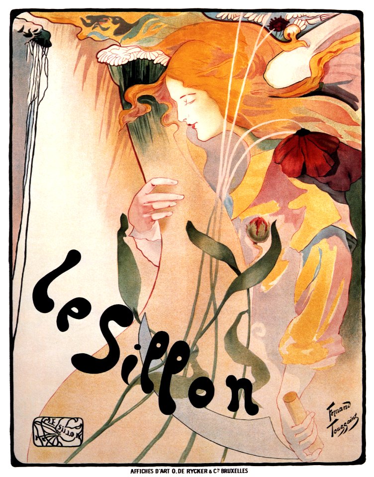 TOUSSAINT, Fernand.  Le Sillon, 1895.