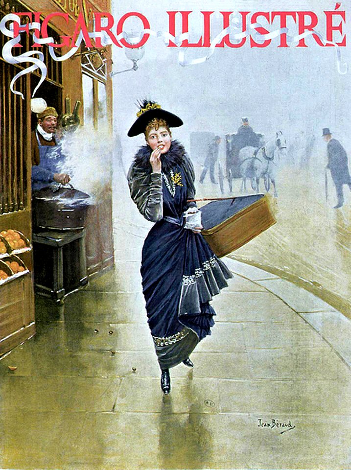 BÉRAUD, Jean.  Cover of Figaro Illustré.
