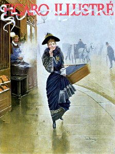 BÉRAUD, Jean.  Cover of Figaro Illustré.