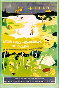 HELD, John Jr. (1889-1958).  Eastern Canada and Newfoundland Are Calling, 1926.