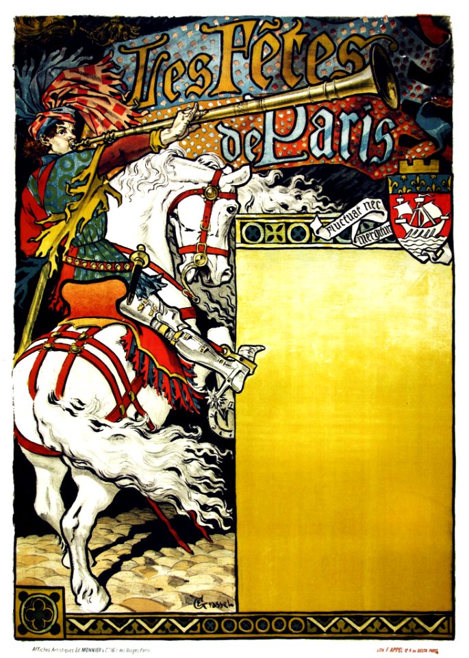 GRASSET, Eugène.  Les Fêtes de Paris, 1896.