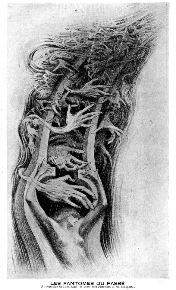 KLEEN, Tyra (1874-1951). 🇸🇪  ‘Les Fantômes du Passé’ (Ghosts of the Past), “Le Courier Français”, April 25, 1907.