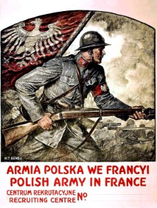 BENDA, Wladislaw Theodore. 🇵🇱 Polish Army In France, c. 1915.