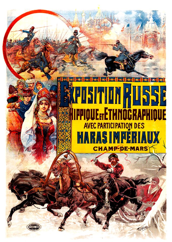 TAMAGNO, Francisco.  Exposition Russe Hippique et Ethnographique, [Paris World's Fair], c. 1900.