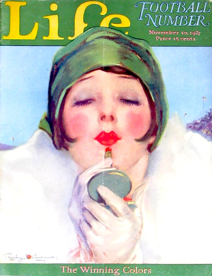 STANLAWS, Penrhyn.  Cover of Life Magazine, Football Number, "The Winning Colors", Nov. 1927.