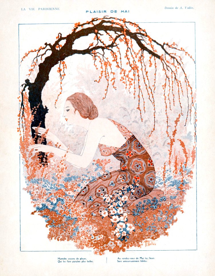 VALLÉE, Armand. Plaisir de mai, April 1917.