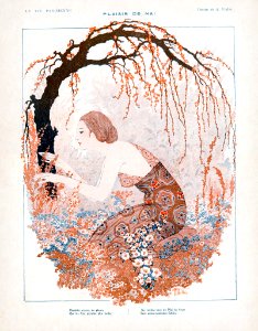 VALLÉE, Armand. Plaisir de mai, April 1917.. Free illustration for personal and commercial use.