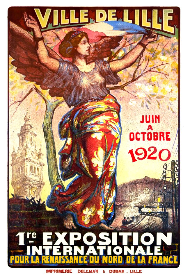 Ville de Lille, Exposition internationale pour la renaissance du Nord de la France, 1920.