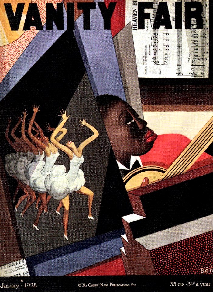 BÓLIN, Guillermo.  Harlem Entertainers, Vanity Fair, Jan. 1928