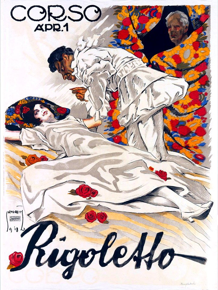 SÁTORI, Lipót (1899-1943).  Corso, Rigoletto, 1918.