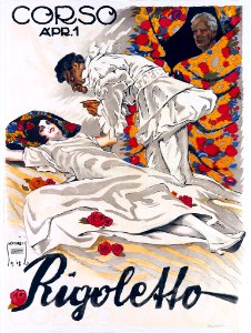 SÁTORI, Lipót (1899-1943).  Corso, Rigoletto, 1918.