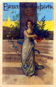 CARPANETTO, Giovanni Battista. 🇮🇹 Esposizione Generale Italiana, Torino, 1898.. Free illustration for personal and commercial use.