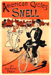 OGÉ, Eugène. American Cycles Snell, c. 1901.. Free illustration for personal and commercial use.