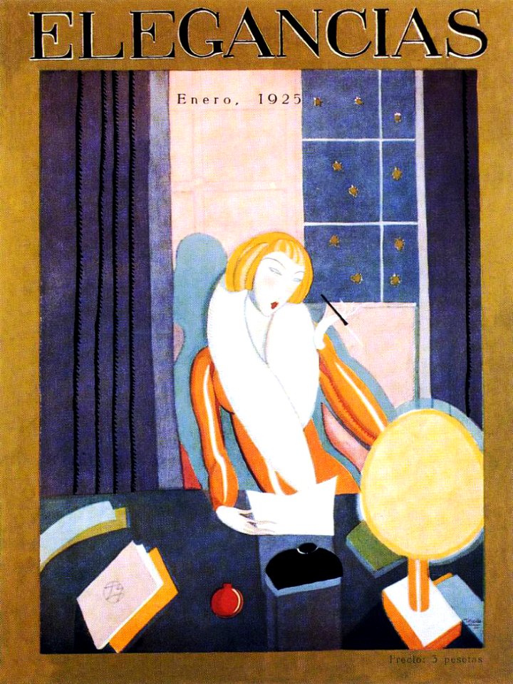 Cover of Elegancias, Jan. 1925.