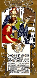 HOHENSTEIN, Adolfo.  Onoranze a Volta nel Centenario, 1898.
