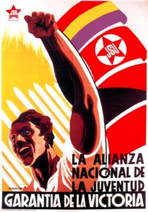 BARDASANO, José. La Alianza Nacional de la Juventud, Garantía de la Victoria, c. 1936.