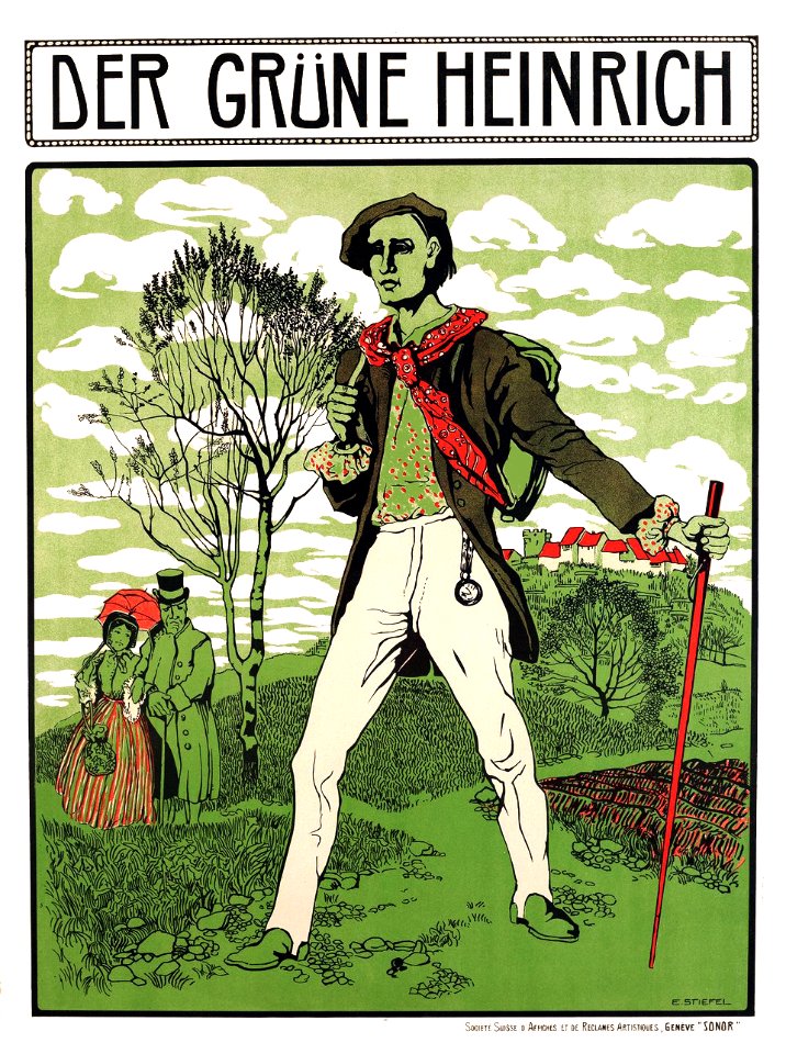 STIEFEL, Eduard.  Der Grüne Heinrich, 1930.